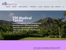 Tablet Screenshot of chimedicalcenter.com